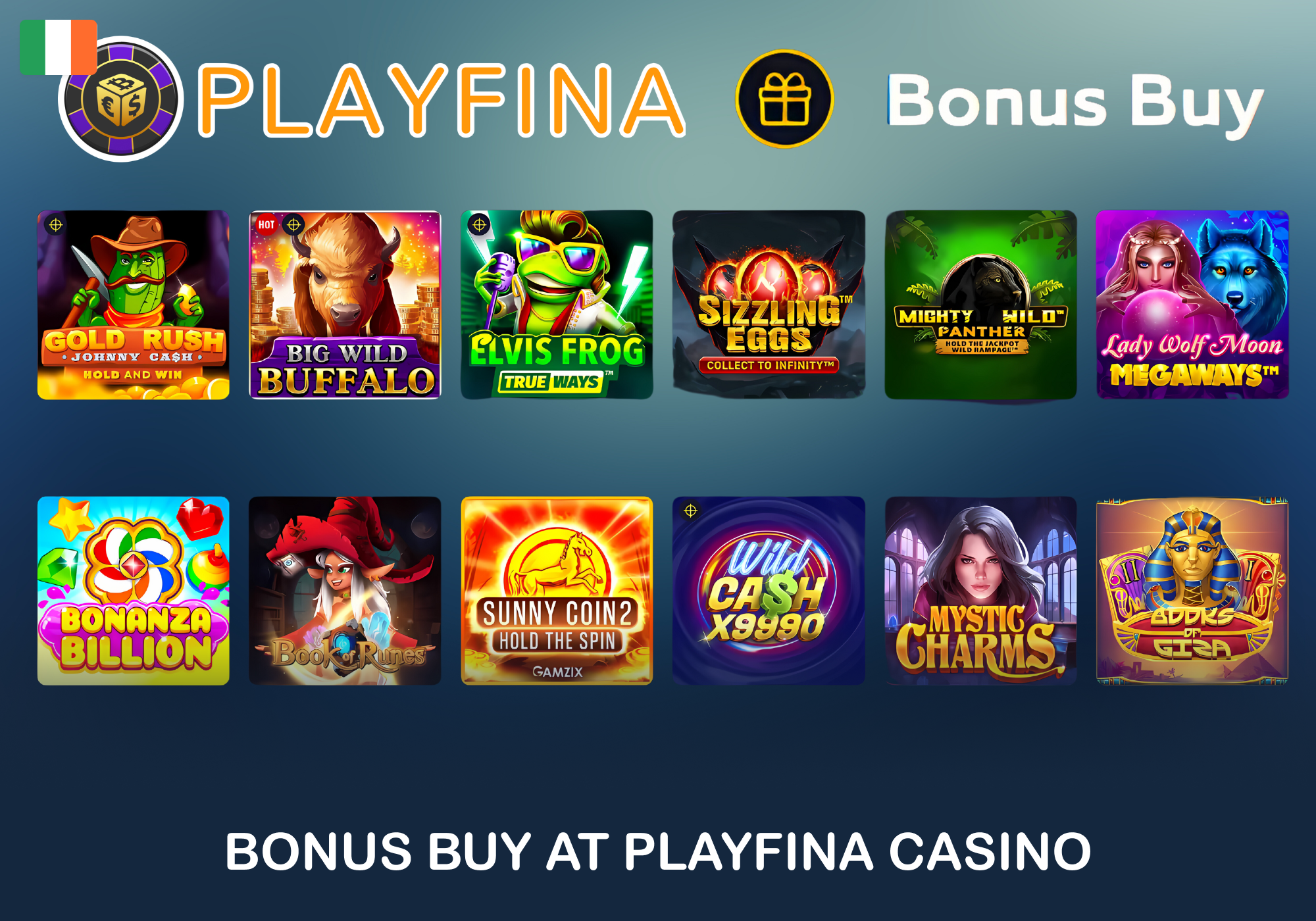 Bonus Buy Games for Irish players at Playfina