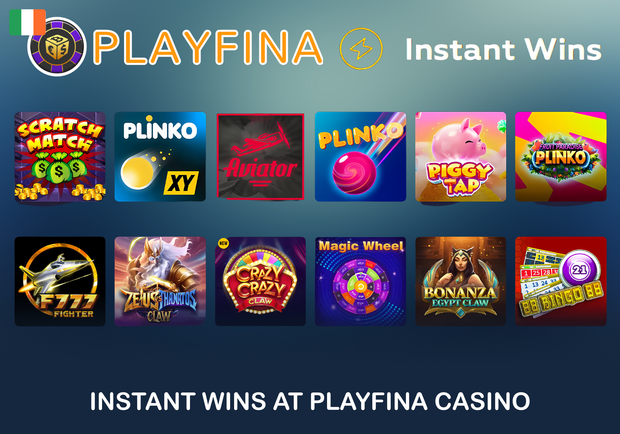 Instant Wins Category at Playfina